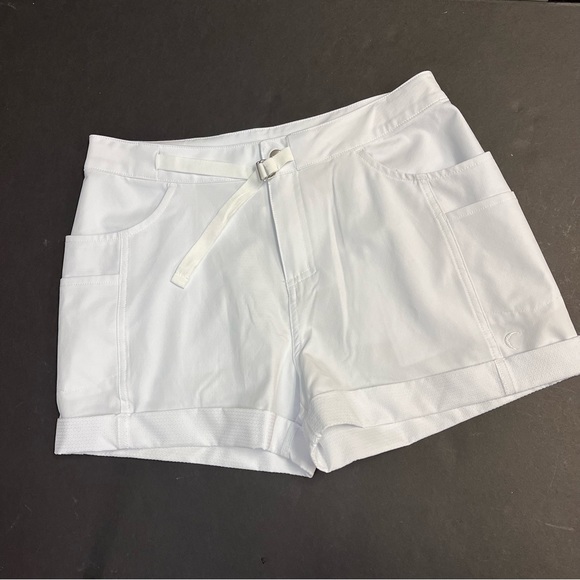 ZYIA Shorts Nwot Zyia Active Not Just A Trail Short White Cuffed